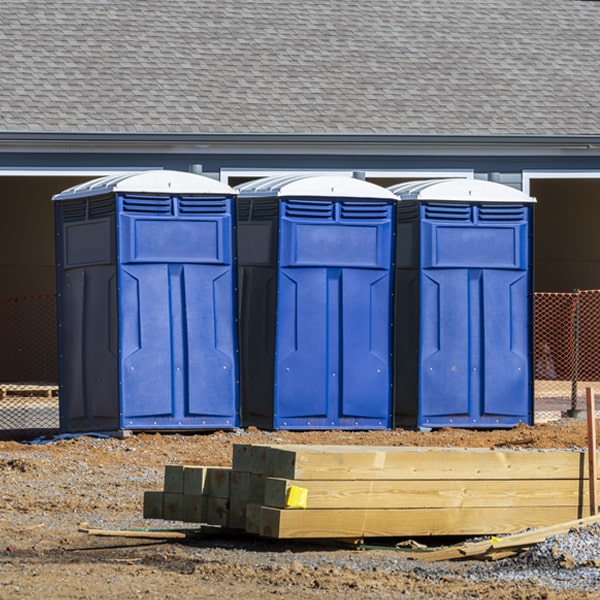 what is the cost difference between standard and deluxe porta potty rentals in Willard MT
